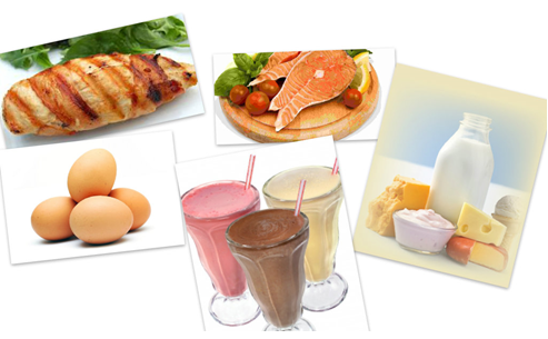 Chế độ ăn uống khi tập cơ bụng protein