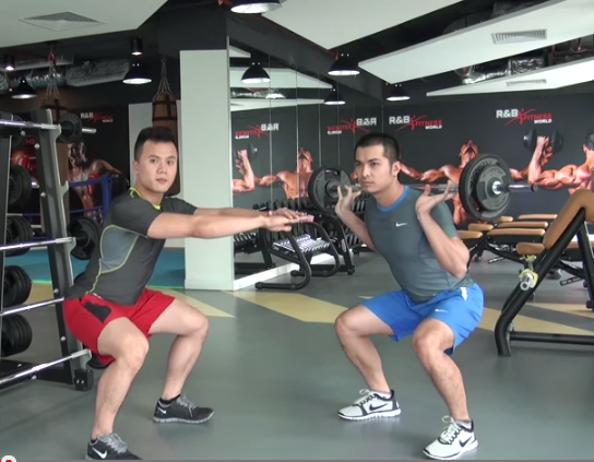 4 bài tập mông cho nam với RB Fitness World