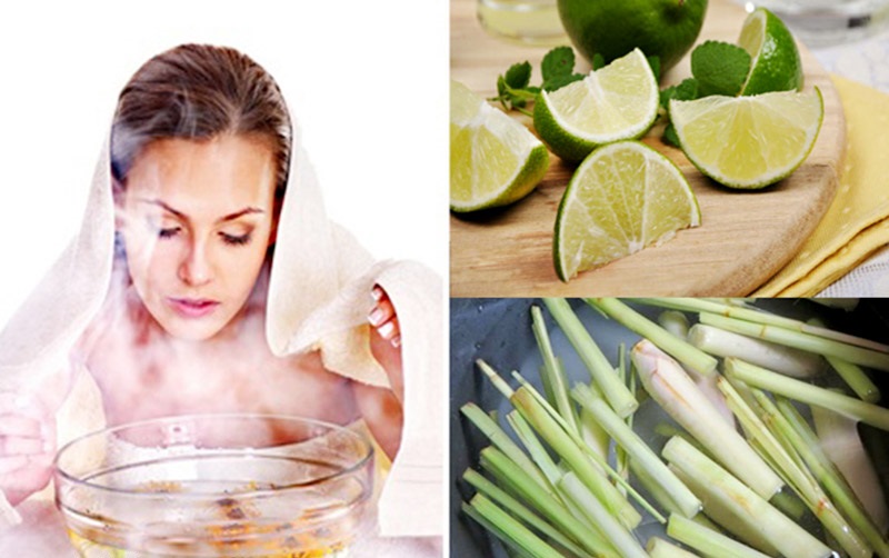 Giải đáp câu hỏi: “Xông mặt bằng chanh sả có hiệu quả?