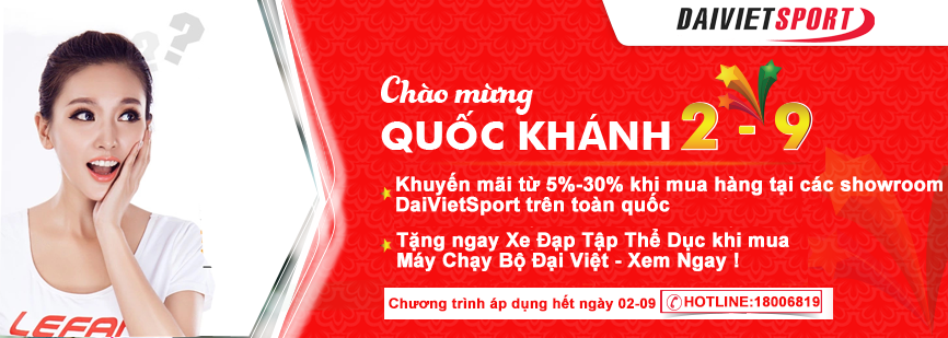 Khuyến mãi đặc biệt chào mừng quốc khánh 02-09