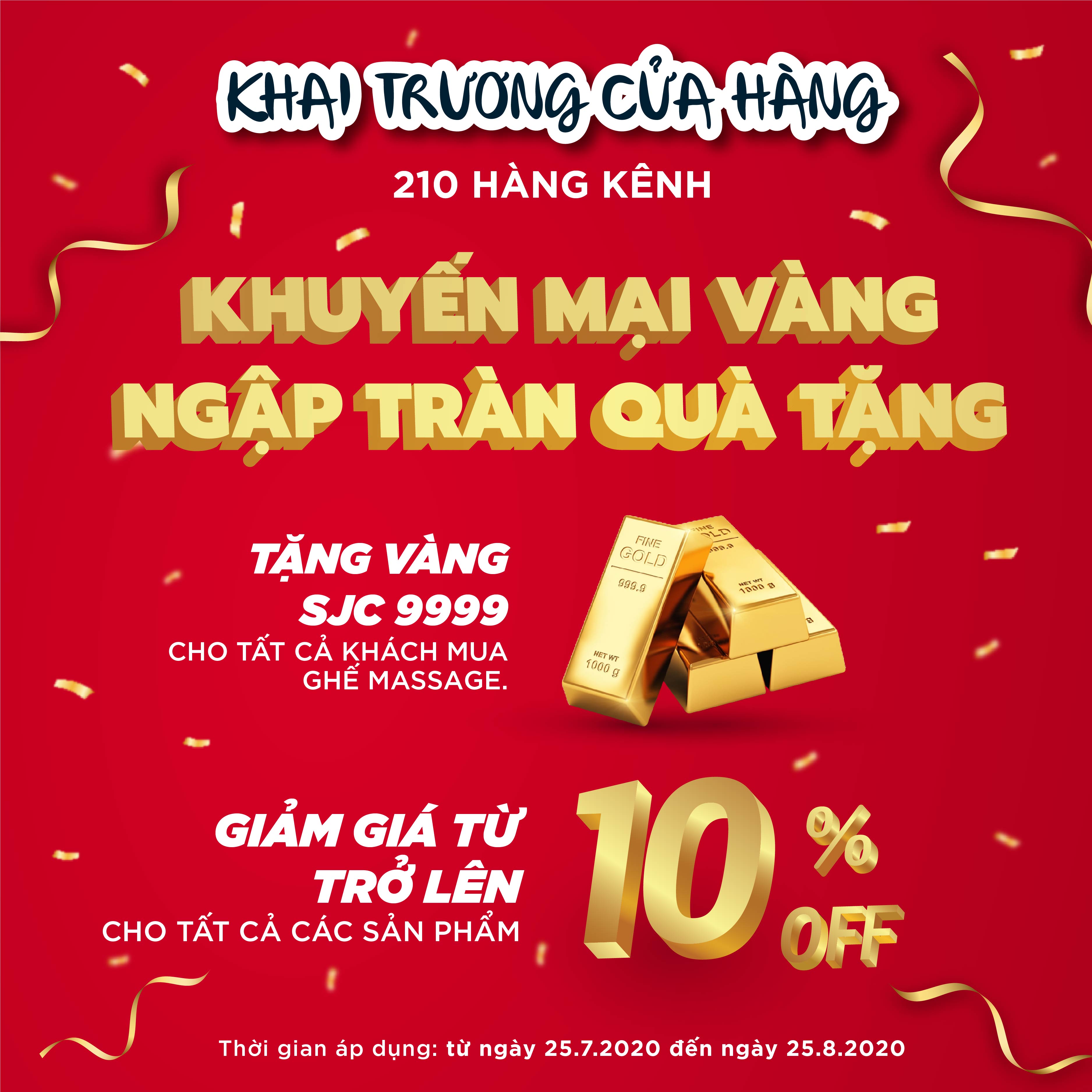 Khuyến Mãi Vàng – Ngập Tràn Quà Tặng