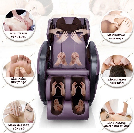 Những ưu điểm vượt trội của ghế massage Okasa