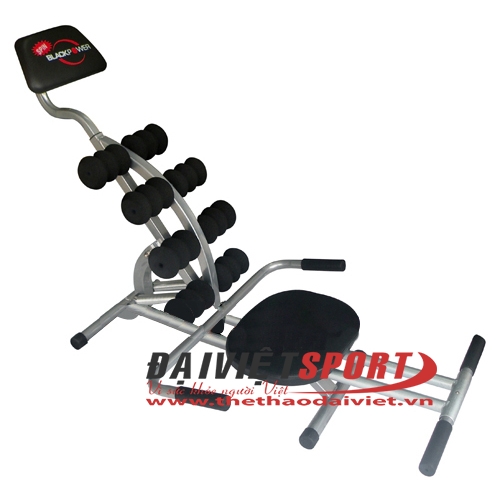 Máy tập giảm mỡ bụng Spin black power(lò xo bằng thép)