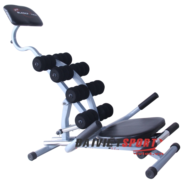Máy tập giảm mỡ bụng Spin black power(lò xo bằng thép)