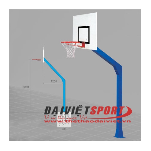 Trụ bóng rổ cố định kẽm nóng VF-801875