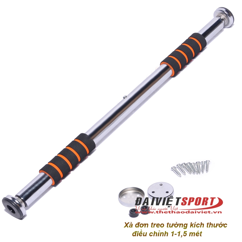 Xà đơn treo tường (Kích thước điều chỉnh 1-1,5 mét)