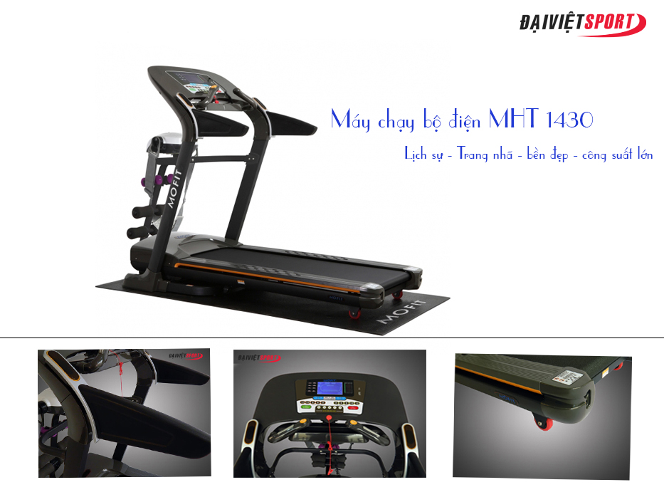 Máy chạy bộ điện cao cấp MHT 1430M