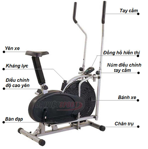 Xe đạp tập thể dục life 55