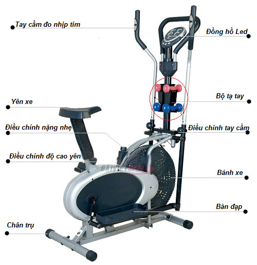 Xe đạp tập thể dục Royal 3008