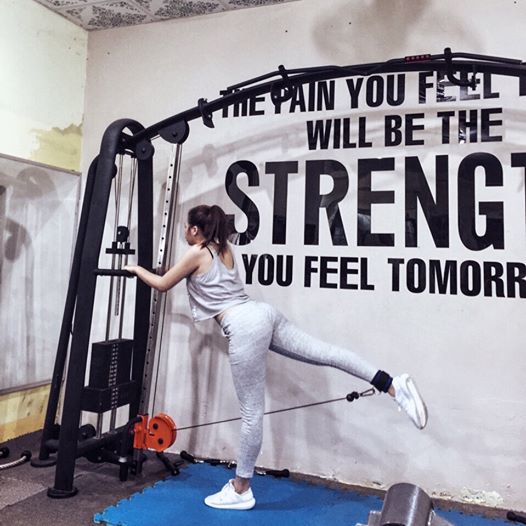 Dây quấn cổ chân hỗ trợ tập mông chân