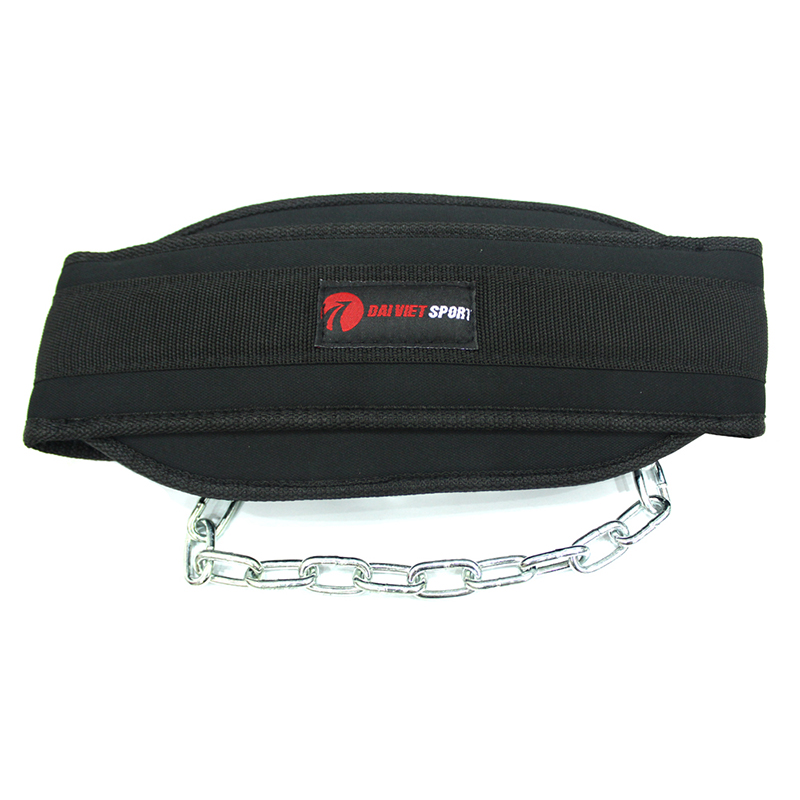 Đai lưng thể hình có xích treo tạ Đại Việt DL017