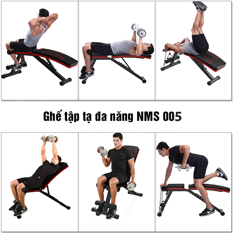 Ghế tập tạ đa năng NMS 005