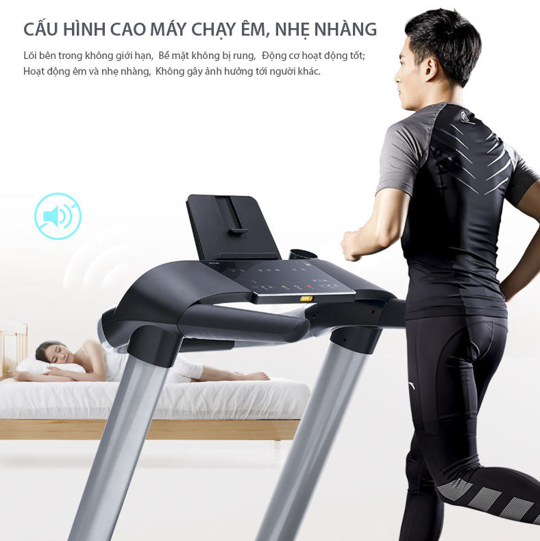 Không còn nhàm chán khi tập luyện với máy chạy bộ