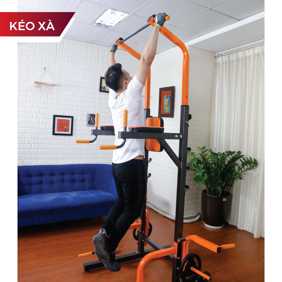 Giàn tạ đa năng kết hợp xà đơn xà kép Zasami 8215