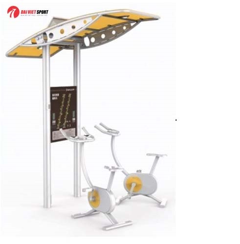 Máy tập đạp xe đôi có mái che DV-4060