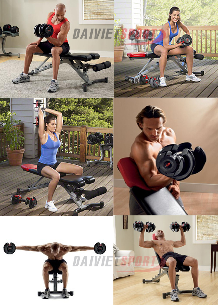 BÀI TẬP Ghế đỡ tập tạ điều chỉnh BOWFLEX