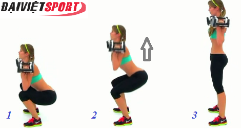 bài tập tạ giảm mỡ mông