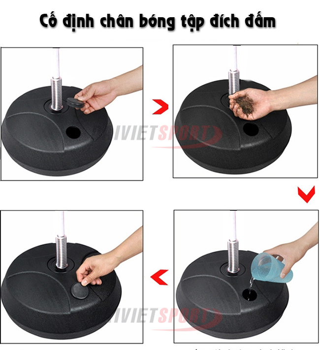 Cố định Bóng tập đấm lắc lư 