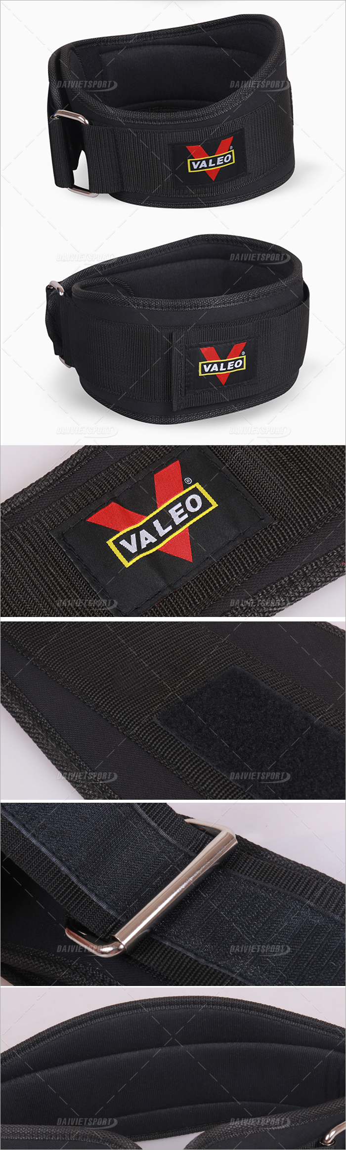 Đai lưng mềm tập gym Valeo EVA-356