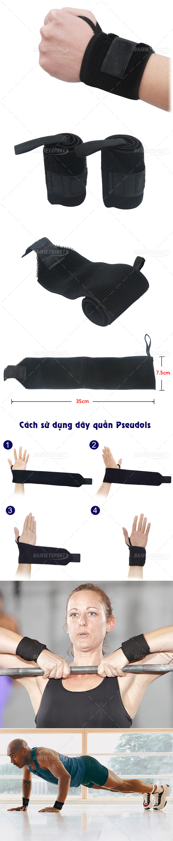 Dây quấn bảo vệ cổ tay Pseudois