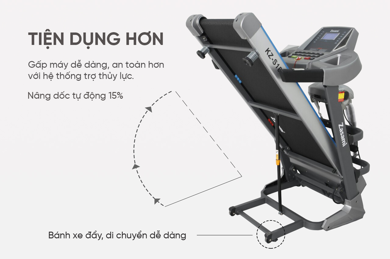 độ dốc máy chạy bộ s182