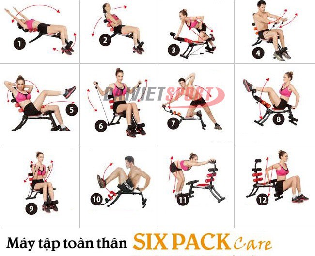 Động tác tập luyện  Six pack care