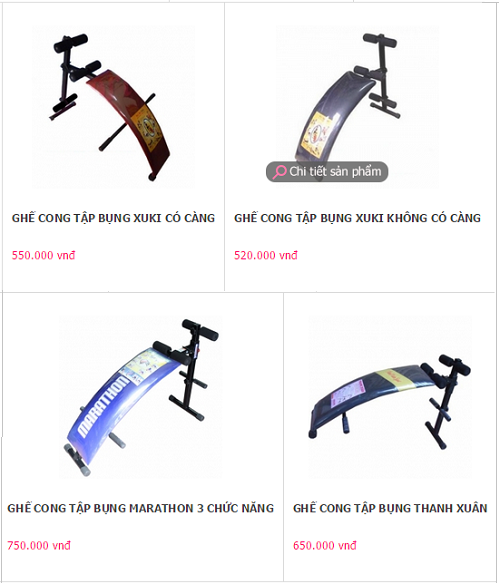 Ghế cong tập bụng giá bao nhiêu Ghế cong tập bụng giá bao nhiêu