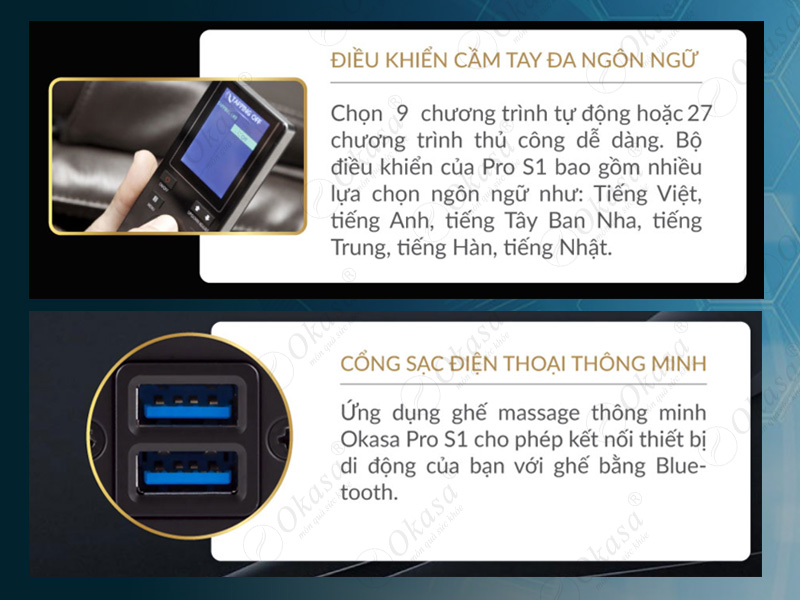 Ghế massage Okasa Pro S1
