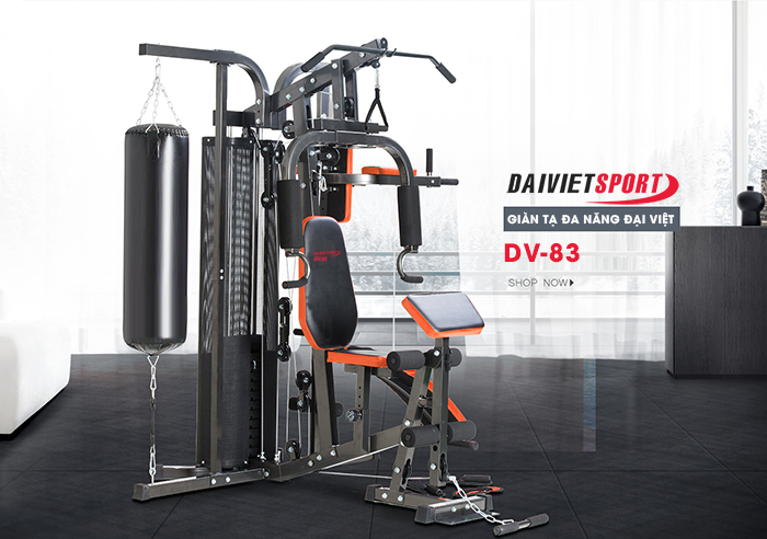 giàn tạ đa năng Đại Việt DV – 2014  được đăng kí độc quyền bởi Daiviet Sport 