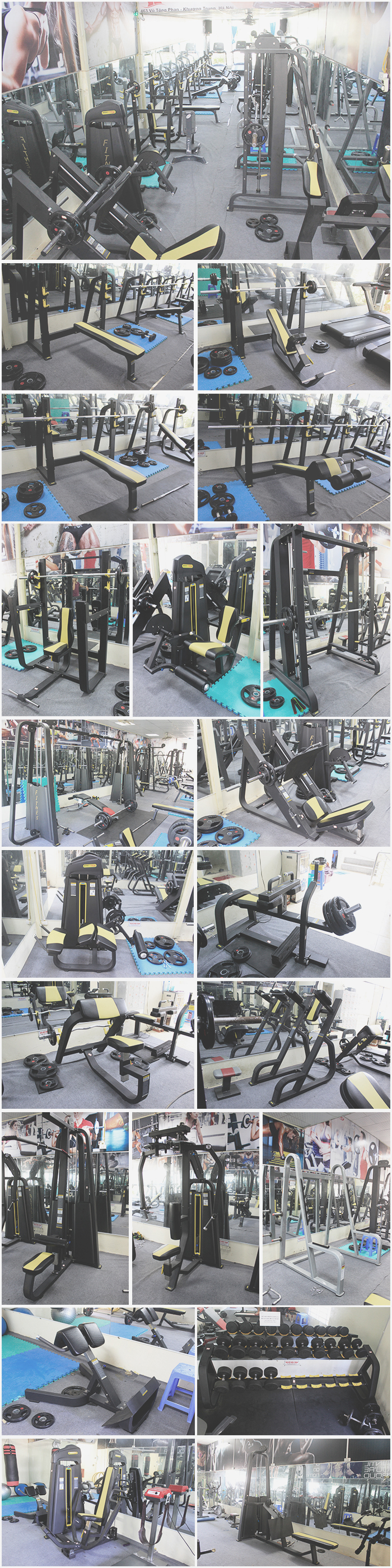 Thanh lý dụng cụ phòng Gym