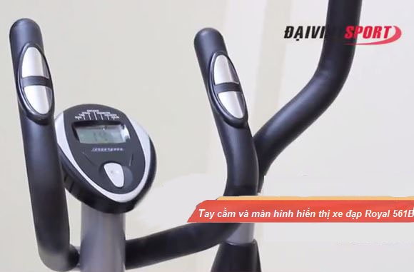 màn hình và tay cầm xe đạp tập 561B