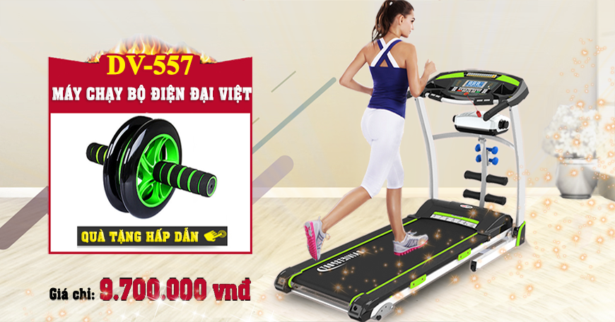 máy chạy bộ điện đa năng Đại Việt DV-557