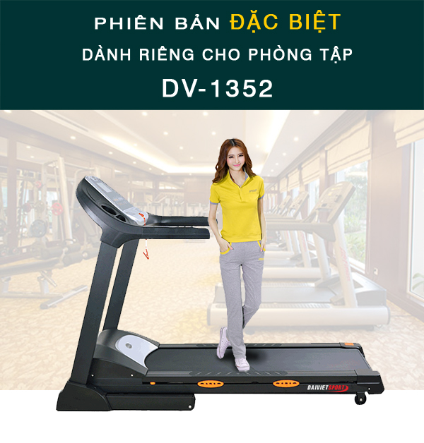 Máy chạy bộ điện đơn năng Đại Việt DV-1352