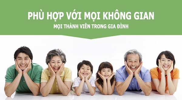 Phư hợp cho mọi đối tượng