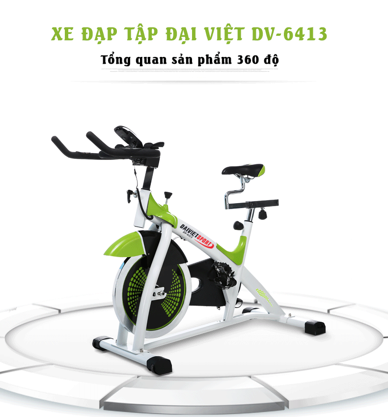 tổng quan xe đạp tập thể dục DV-6413