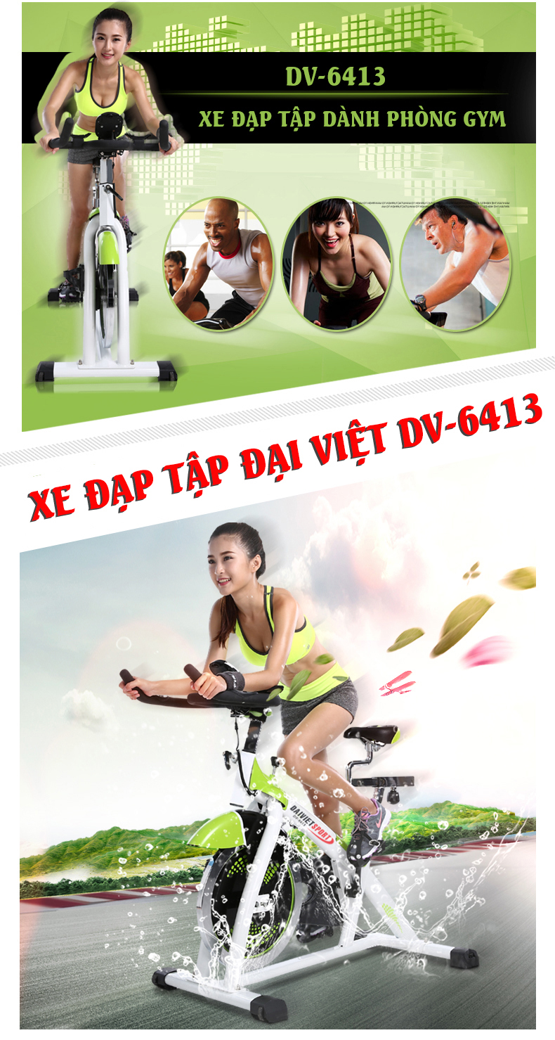 xe đạp tập gym DV-6413