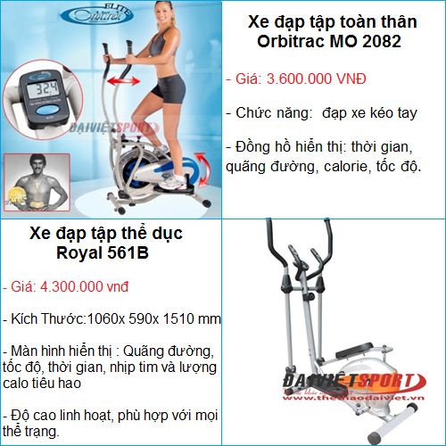 Xe đạp tập thể dục mang lại hiệu quả nhất