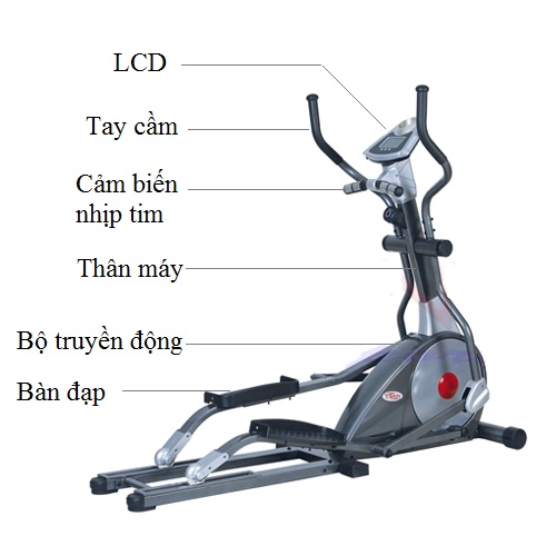 Xe đạp tập thể dục toàn thân K8.9BH