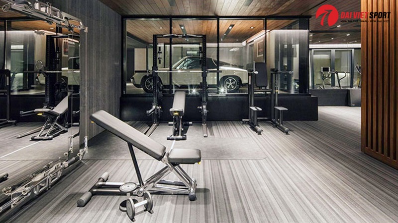 Ánh sáng và thông gió cho phòng gym tại nhà