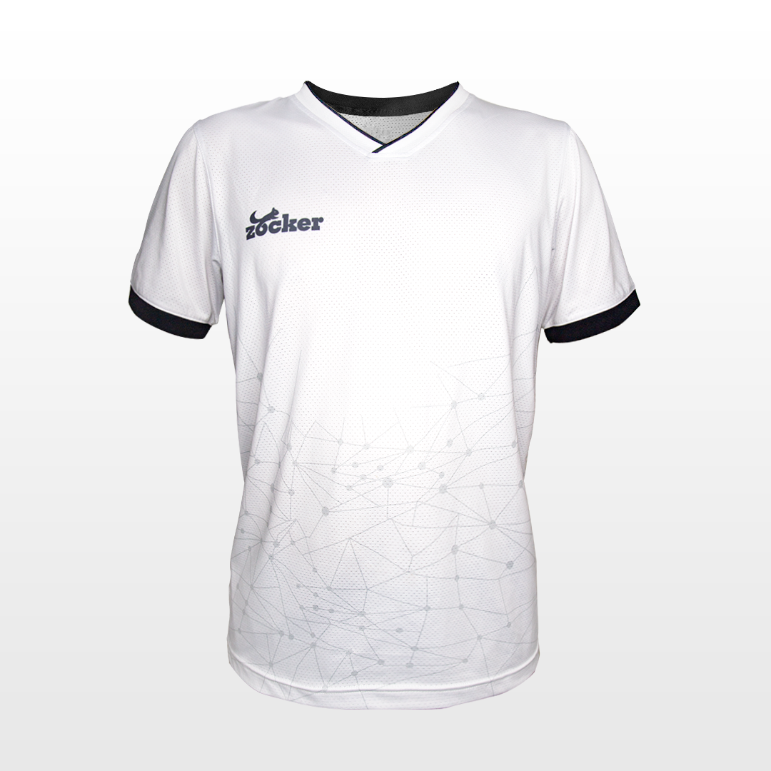 Bộ Quần Áo Bóng Đá Zocker Inspire Màu Trắng
