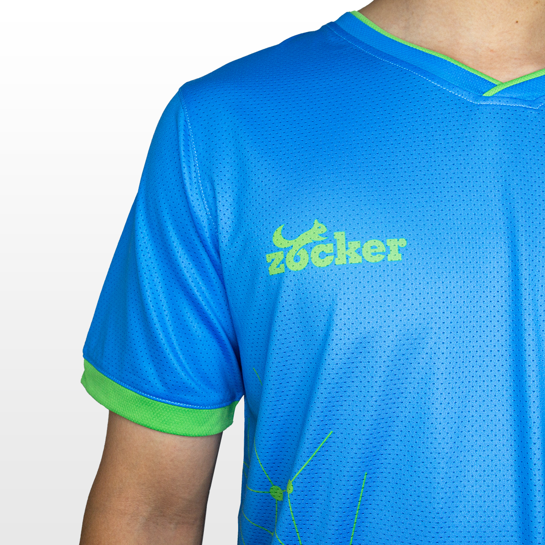 Bộ Quần Áo Bóng Đá Zocker Inspire Màu Xanh Ngọc