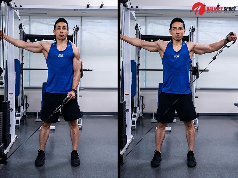 Bài tập Cable lateral raise