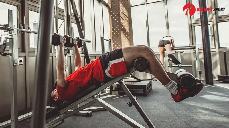 Bài tập Decline dumbbell bench press