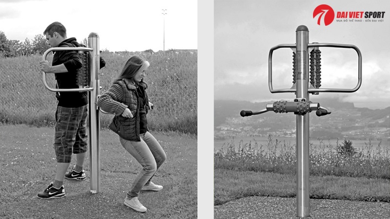 Dụng cụ massage đứng & ngồi ngoài trời DV-021A