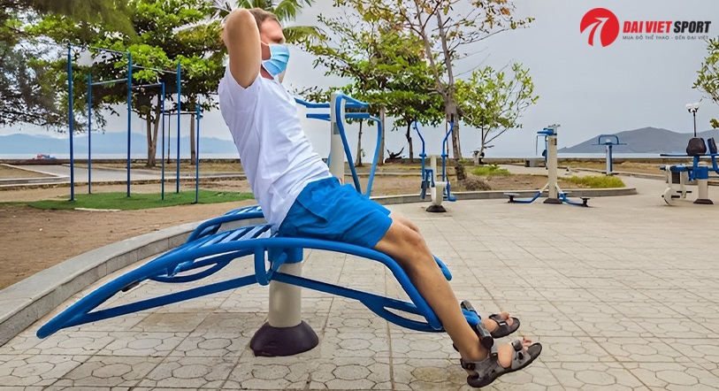 Ghế tập cơ bụng ngoài trời DV-011