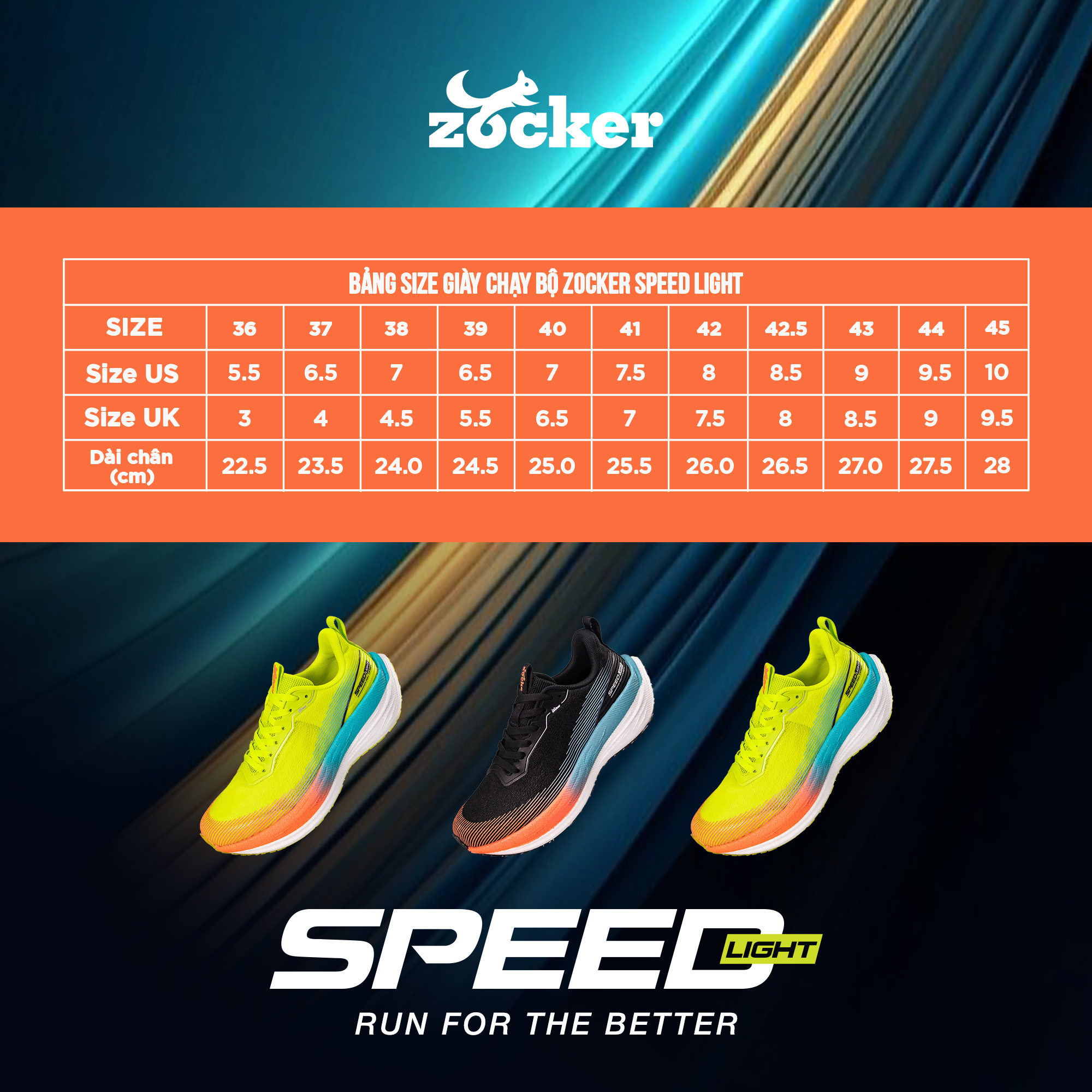 Giày Chạy Bộ Zocker Speed Light Half Carbon Neon Edition