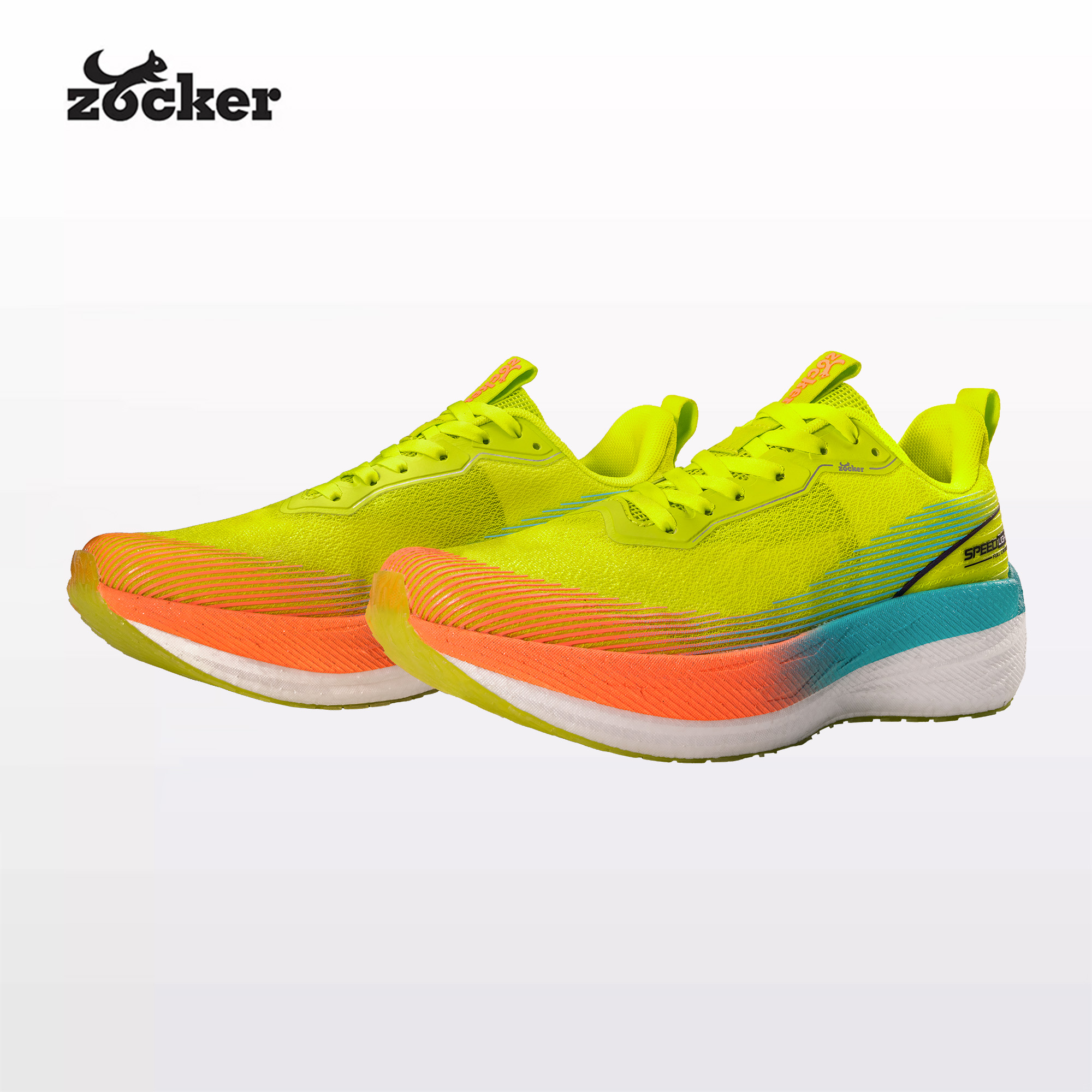 Giày Chạy Bộ Zocker Speed Light Full Carbon Neon Edition