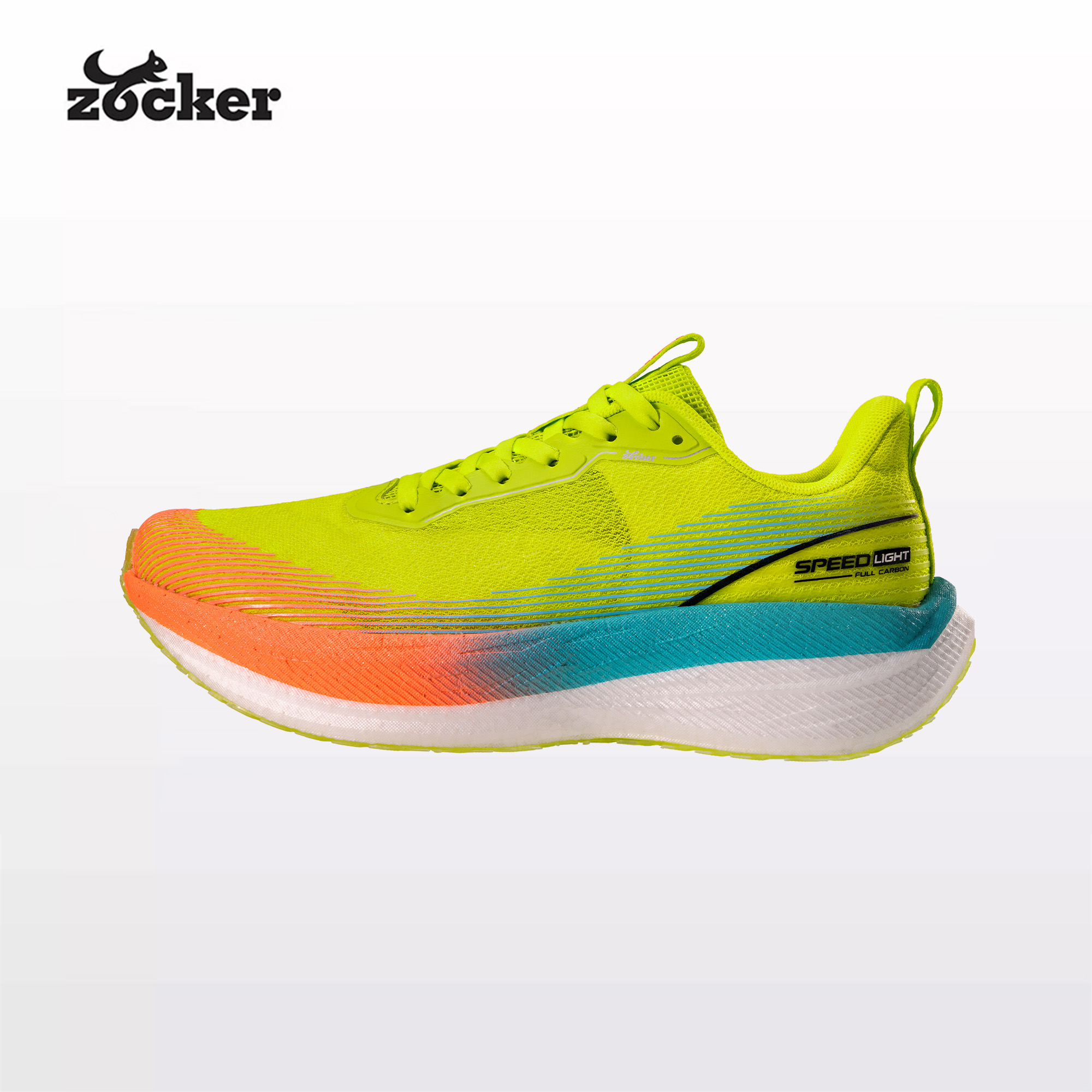 Giày Chạy Bộ Zocker Speed Light Full Carbon Neon Edition