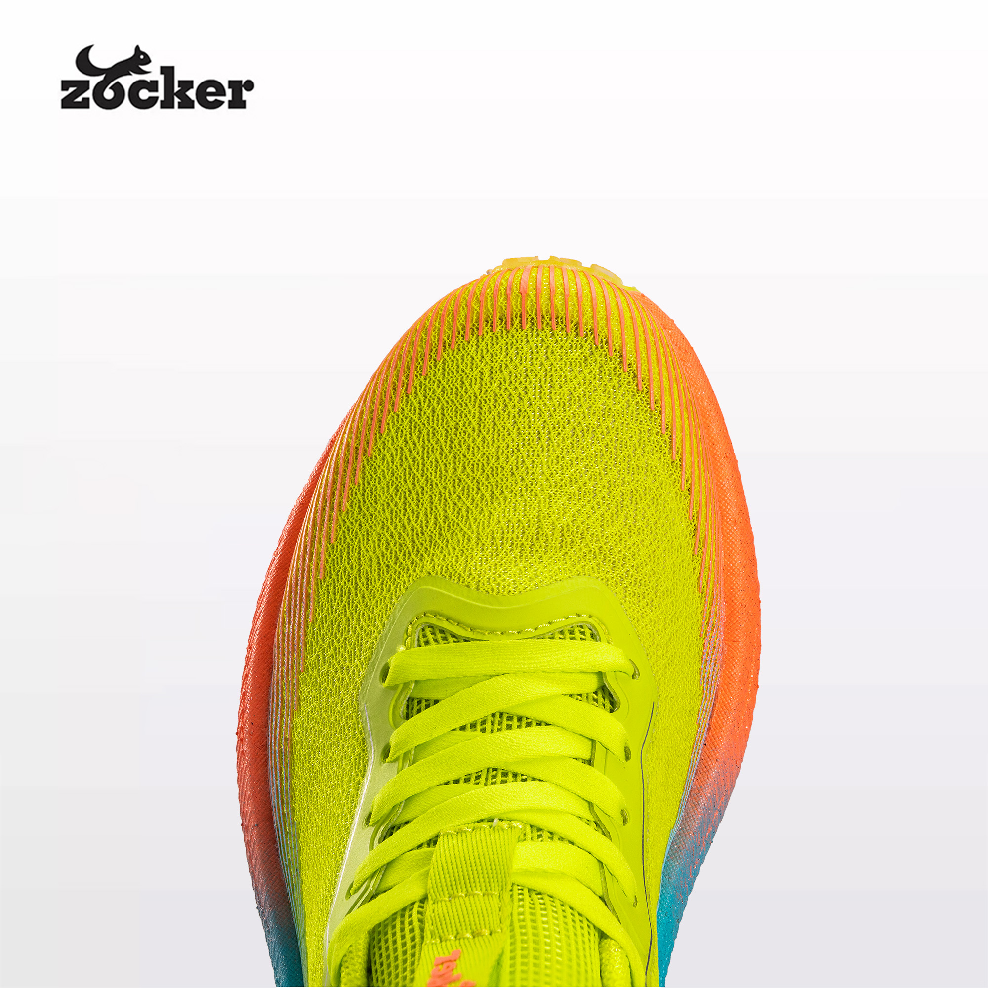 Giày Chạy Bộ Zocker Speed Light Half Carbon Neon Edition