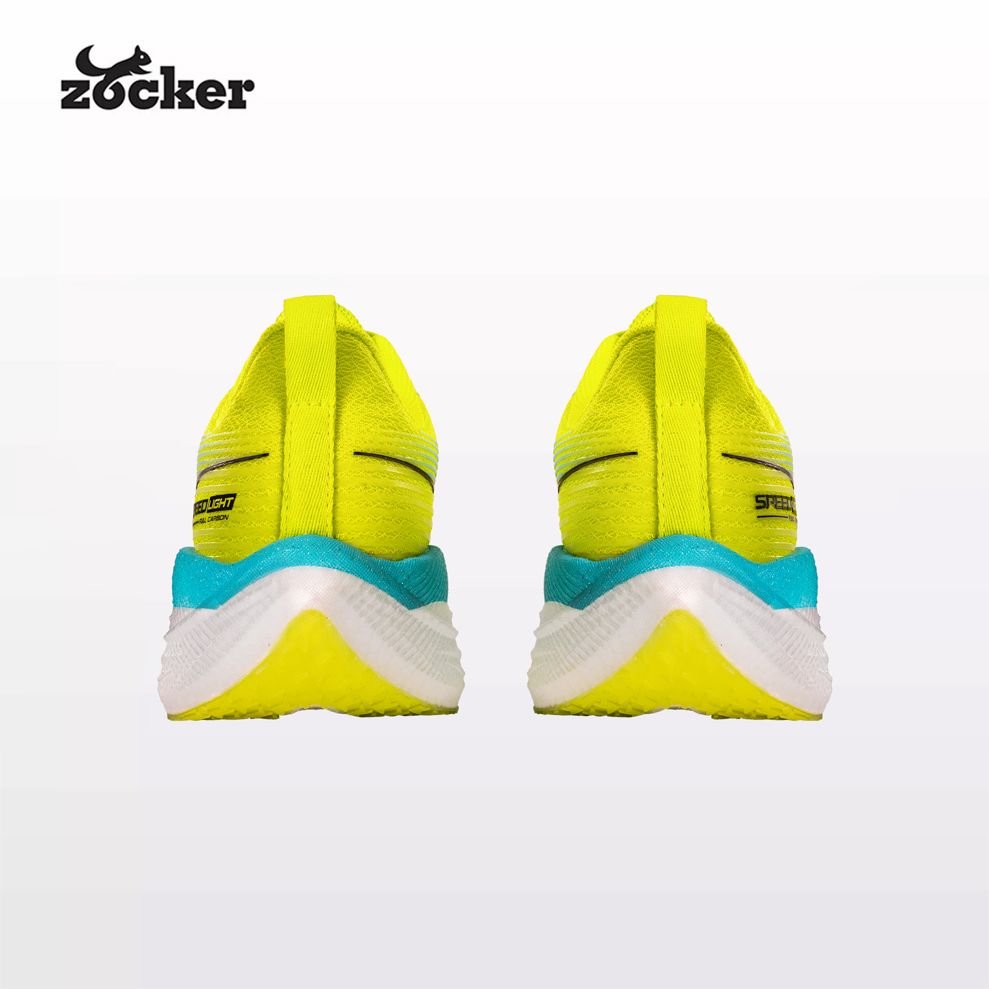 Giày Chạy Bộ Zocker Speed Light Half Carbon Neon Edition